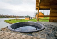 Чугунный банный чан для купания. Вместимость от 8 до 10 человек